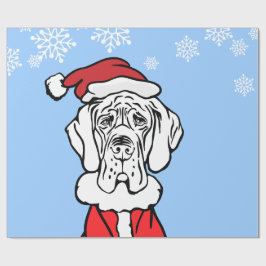 Doggen Weihnacht Geschenkpapier