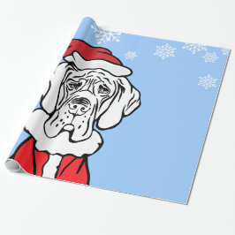 Doggen Weihnacht Geschenkpapier