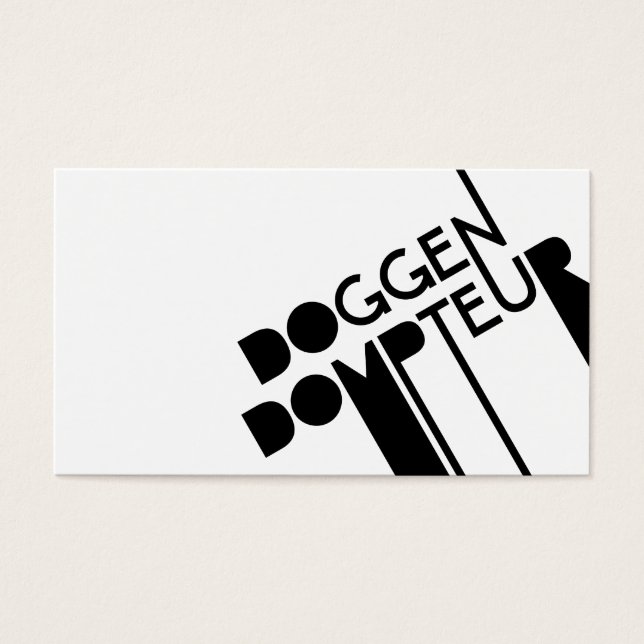 Doggendompteur (Vorderseite)