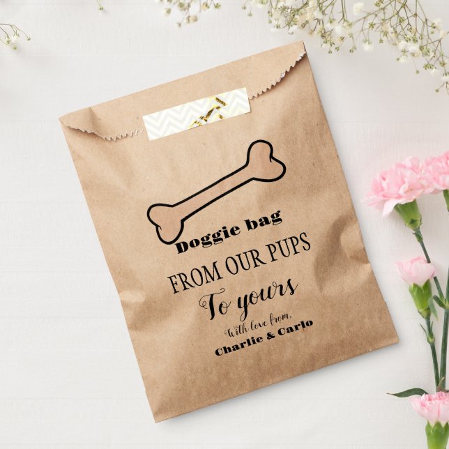 Doggie Bag Hunde Leckerei Gastgeschenk Hochzeit Ba Geschenktütchen (Versiegelt)