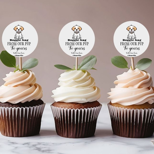 Doggie Bag Hunde Leckerei Gastgeschenk Hochzeit Ba Runder Aufkleber (Von Creator hochgeladen)