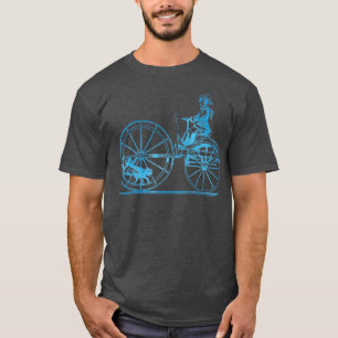 Doggie Bicycle in Blues T-Shirt