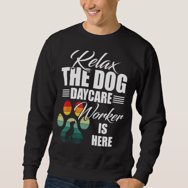 Doggie Daycare Play Equipment liefert Doggie Dayca Sweatshirt (Vorderseite)