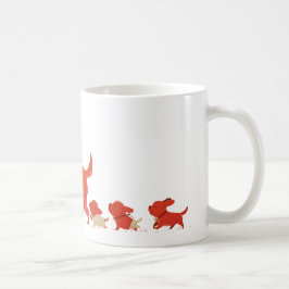 Doggie Familie 4 Kaffeetasse