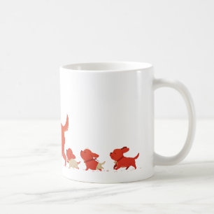 Doggie Familie 4 Kaffeetasse