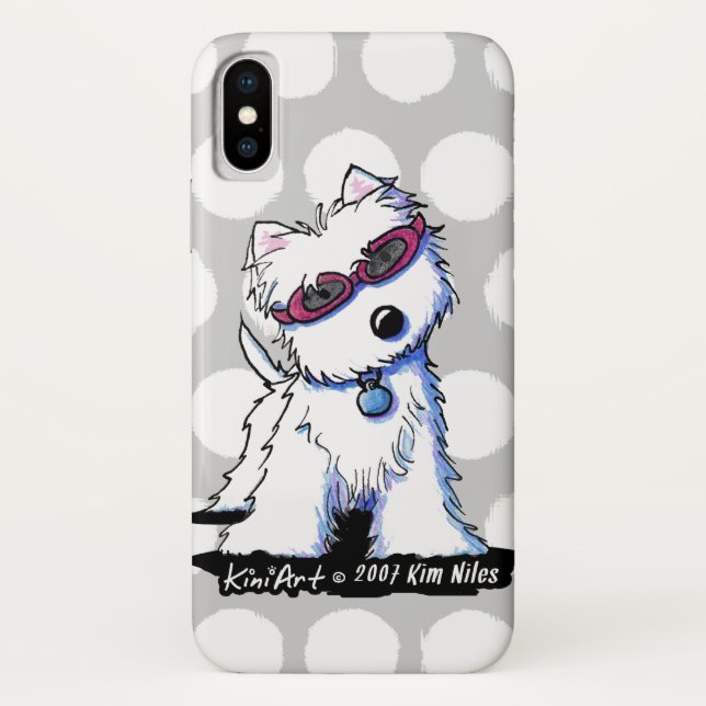 Doggles Westie Case-Mate iPhone Hülle (Rückseite)