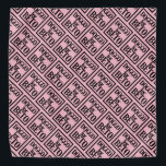 Doggo für Beto Bandanna (Rosa) Halstuch<br><div class="desc">100% meiner Gewinne von diesem Einzelteil wird zu BetoForTexas gespendet.  Gehen Beto!</div>
