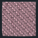 Doggo für Beto Bandanna (Rosa) Halstuch<br><div class="desc">100% meiner Gewinne von diesem Einzelteil wird zu BetoForTexas gespendet.  Gehen Beto!</div>