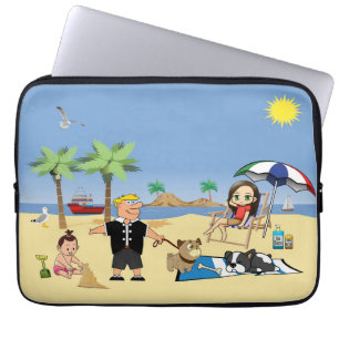 Doggone Beachy Laptopschutzhülle