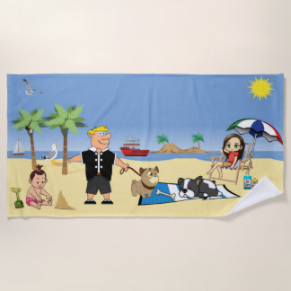Doggone Beachy Strandtuch