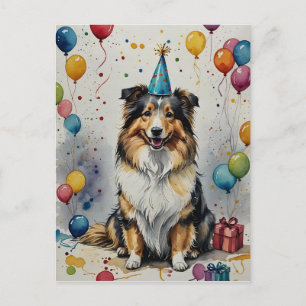 Doggone Delightful Birthday - individuell anpassba Postkarte