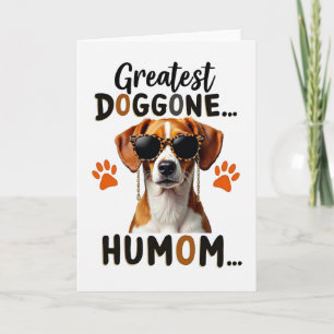 Doggone Humom Illustrationskarte Karte