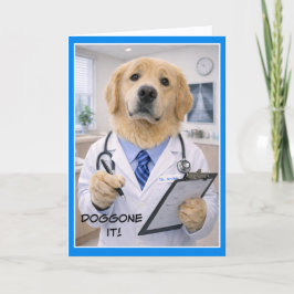 Doggone It Get Well Card FB-2 Karte