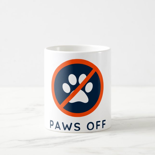 DogGoneIt - Paws Off-11 oz Kaffeetasse (Mittel)