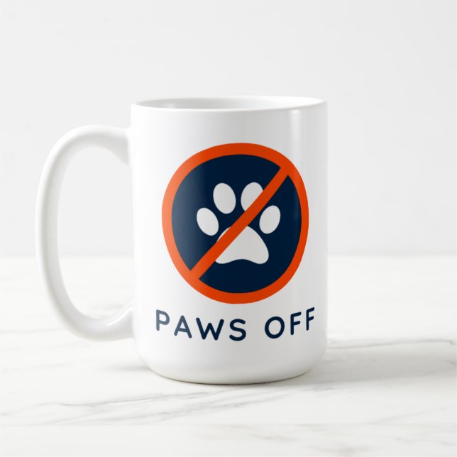 DogGoneIt - Paws Off-15 oz Kaffeetasse (Links)