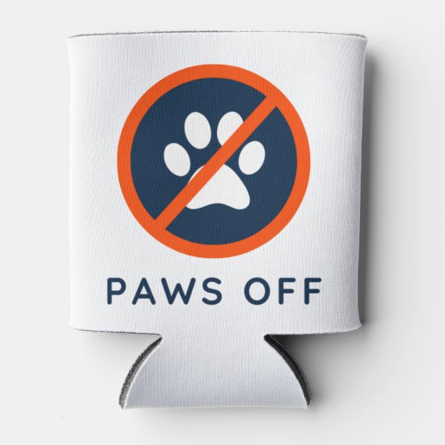 DogGoneIt - Paws Off Cosy Can Cooler Dosenkühler (Vorderseite)