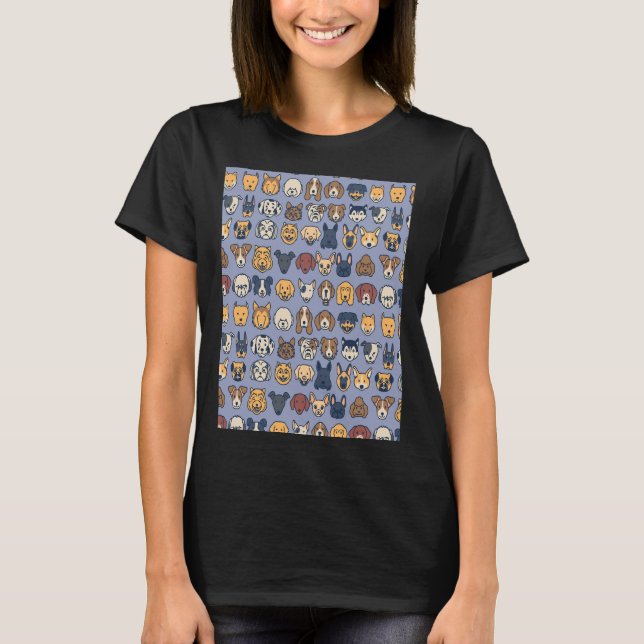 Doggos Blue Sleeveless Top (Vorderseite)