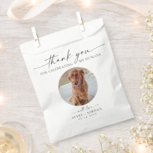 Doggy Bag Danke, dass ihr Hund Leckerei   Hochzeit Geschenktütchen