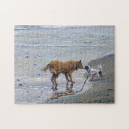 "Doggy Kisses" Jigsaw Puzzle