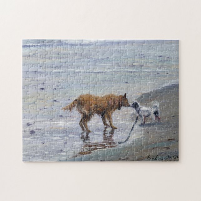 "Doggy Kisses" Jigsaw Puzzle (Horizontal)