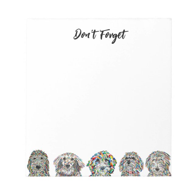 Doggy Notepad Notizblock (Vorderseite)