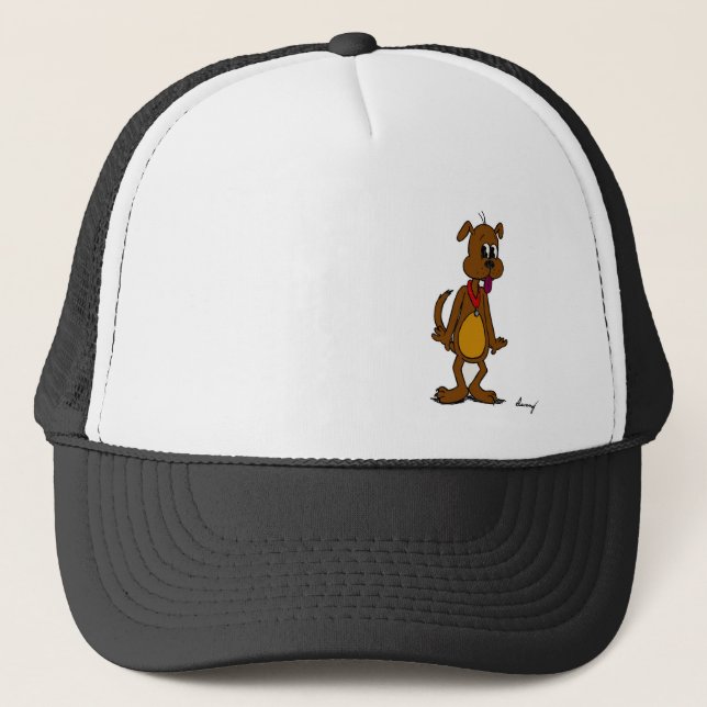 Doggy Toon Hat Truckerkappe (Vorderseite)