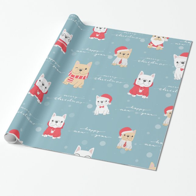 Doggy - Weihnachtsgeschenk Geschenkpapier (Ungerollt)