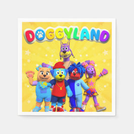 Doggyland Napkins Serviette