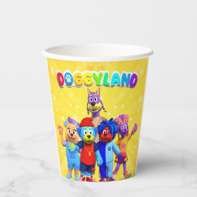 Doggyland Paper Cups Pappbecher (Vorderseite)