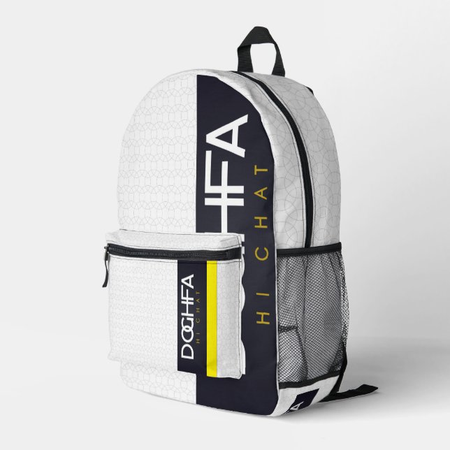 DOGHFA BEDRUCKTER RUCKSACK (Rückseitige Ecke Rechts)