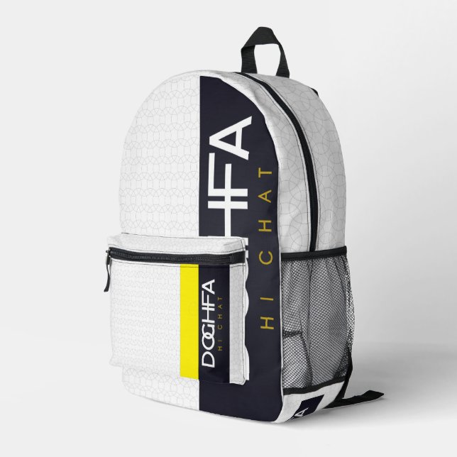 DOGHFA BEDRUCKTER RUCKSACK (Rückseitige Ecke Rechts)