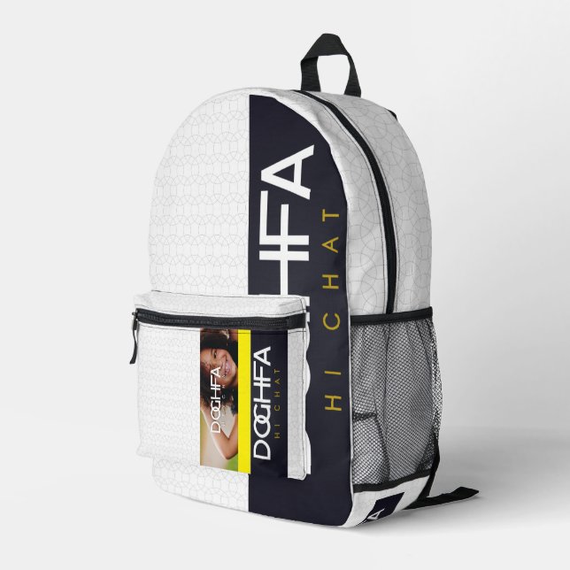 DOGHFA BEDRUCKTER RUCKSACK (Rückseitige Ecke Rechts)