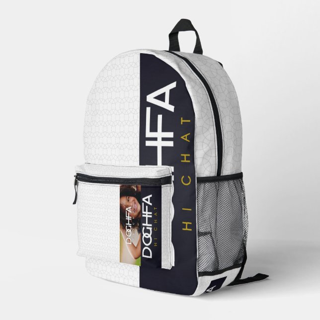 DOGHFA BEDRUCKTER RUCKSACK (Rückseitige Ecke Rechts)