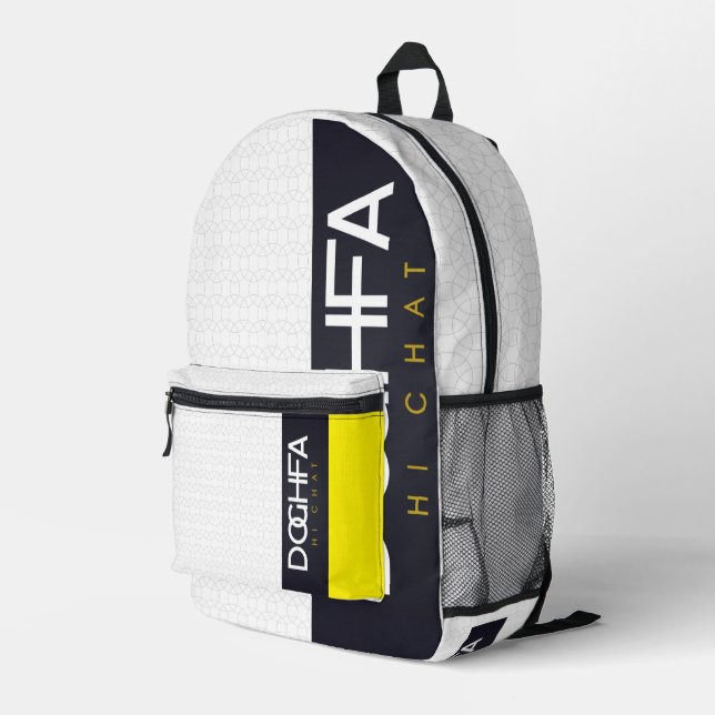 DOGHFA BEDRUCKTER RUCKSACK (Rückseitige Ecke Rechts)