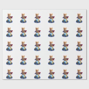 DOGI Held – Rette Die Welt Geschenkpapier