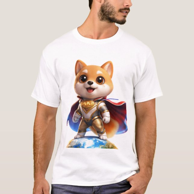 DOGI Held – Rette Die Welt T-Shirt (Vorderseite)