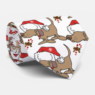****DOGIE MACHT SANTA CLAUS**** KRAWATTE