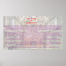 Dogma der Päpstlichkeit Poster