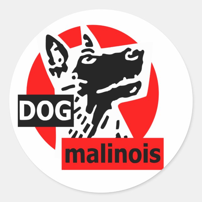 Dogma Rouge Runder Aufkleber (Vorderseite)