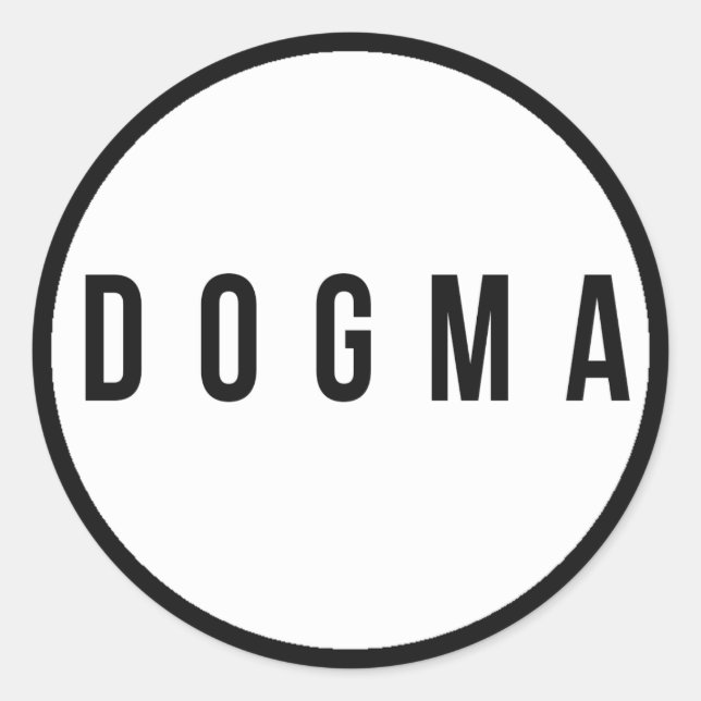 Dogma Stickers (Vorderseite)
