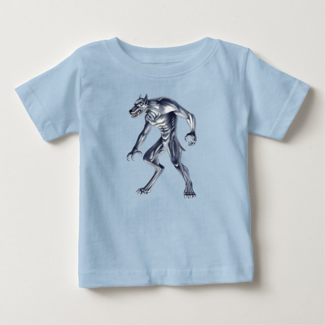 Dogman Cryptid Beast Baby T-shirt (Vorderseite)
