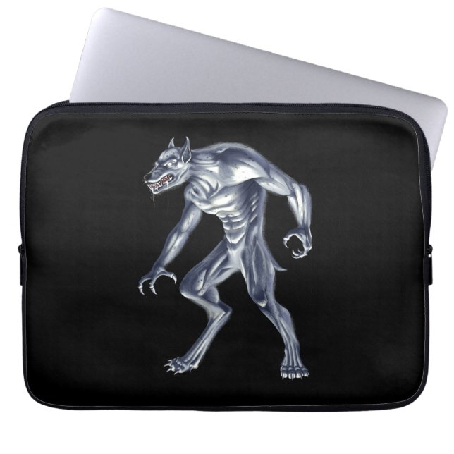 Dogman Cryptid Beast Laptopschutzhülle (Vorderseite)