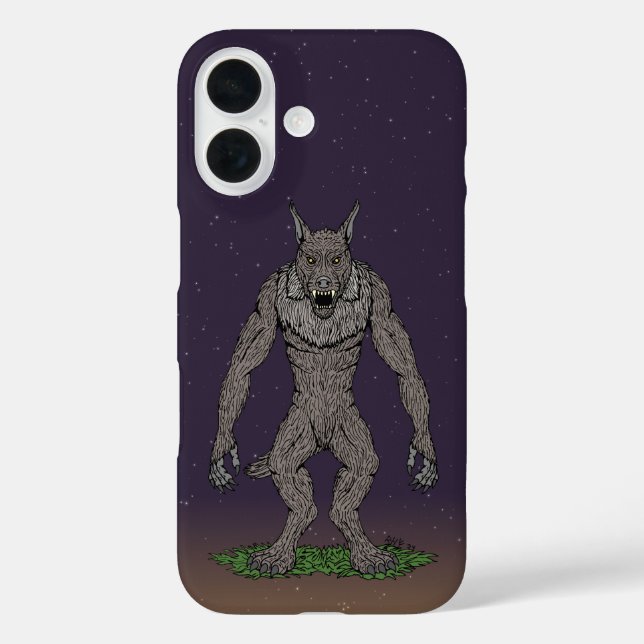 Dogman Cryptid oder Werewolf Case-Mate iPhone Hülle (Rückseite)