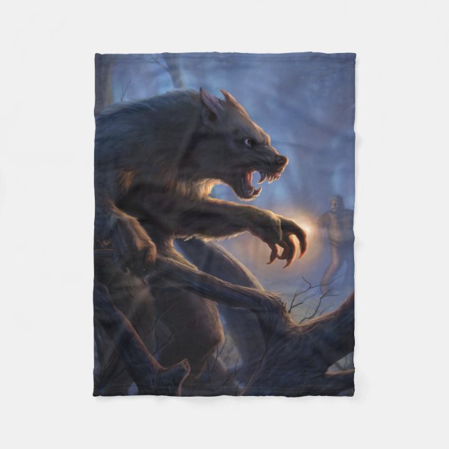 Dogman von Michigan Fleecedecke (Vorderseite)