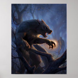 Dogman von Michigan Poster