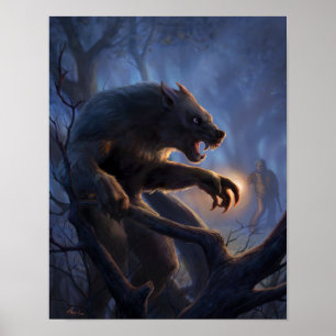 Dogman von Michigan Poster