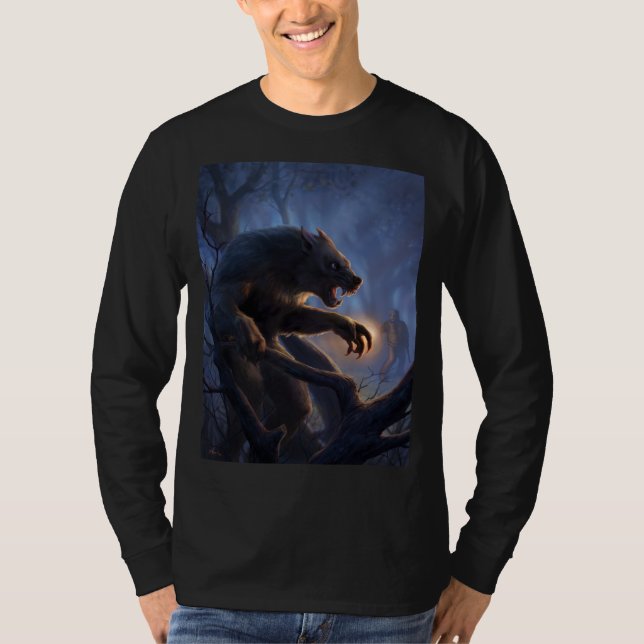 Dogman von Michigan T-Shirt (Vorderseite)