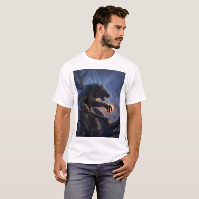 Dogman von Michigan T-Shirt (Vorne ganz)