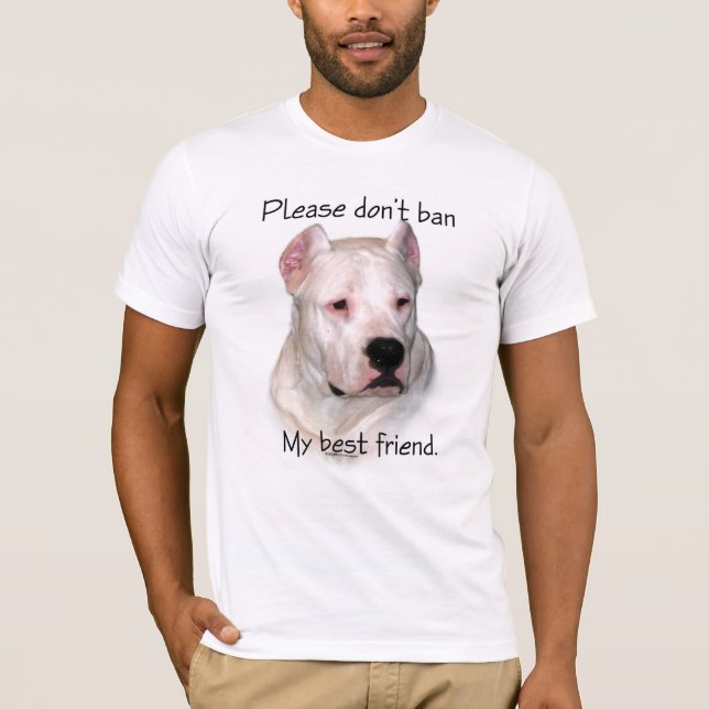 Dogo Argentino Anti-BSL T-Shirt (Vorderseite)