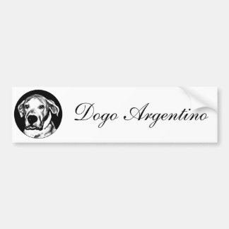 Dogo argentino Autoaufkleber